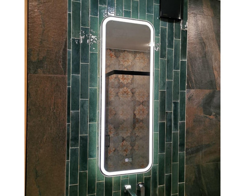 Зеркало с подсветкой для ванной комнаты Анкона Слим